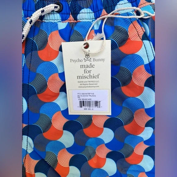 Psycho Bunny Boys Swim Trunk